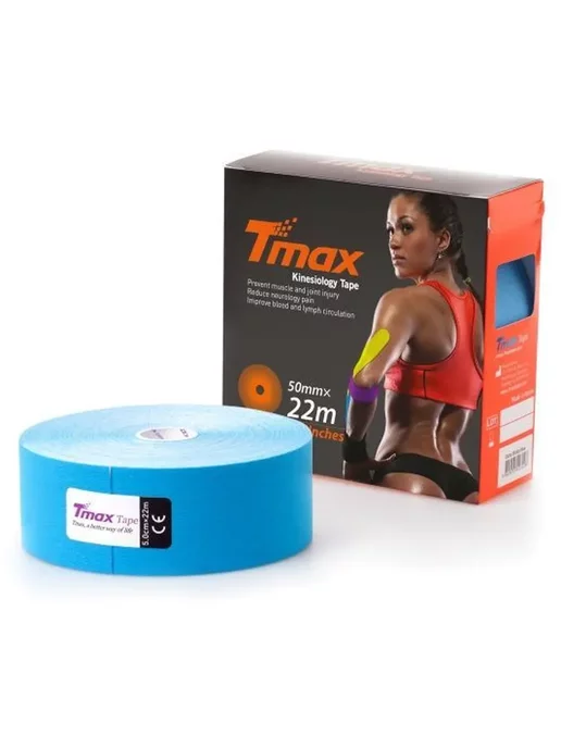Tmax Тейп кинезиологический Extra Sticky 5 см x 22 м, 223228, 22 м, фото 3