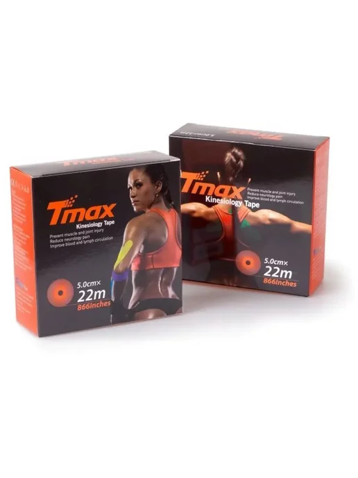 Tmax Тейп кинезиологический Extra Sticky 5 см x 22 м, 223228, 22 м, фото 4