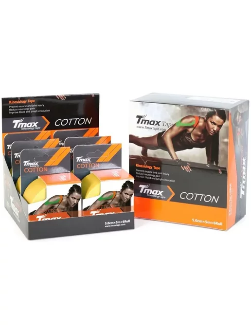 Tmax Тейп кинезиологический Extra Sticky 5 см x 5 м, 423174, 5 м, фото 4