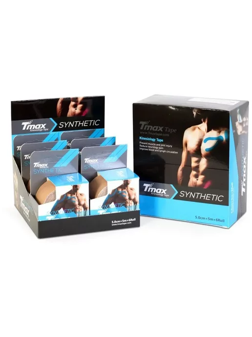 Tmax Тейп кинезиологический Synthetic 5 см x 5 м, 423310, 5 м, фото 2