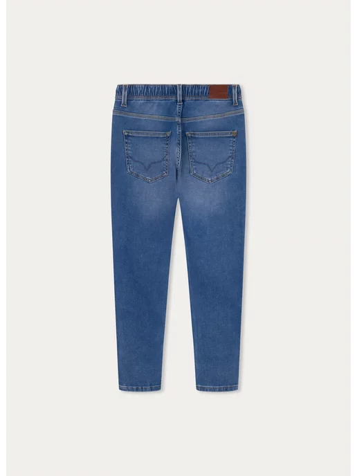 PEPE JEANS LONDON Джинсы слим зауженные синие, синий, фото 2