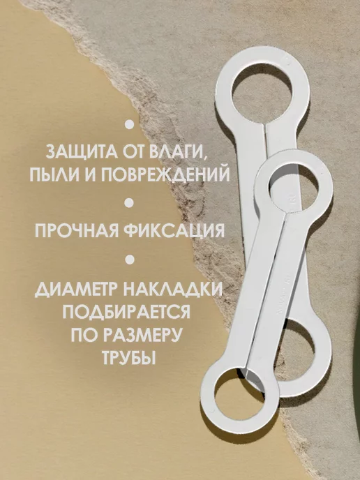 Колорит Эль Обвод для труб пластина 32 мм, для натяжного потолка 3 шт, 2 шт, фото 2