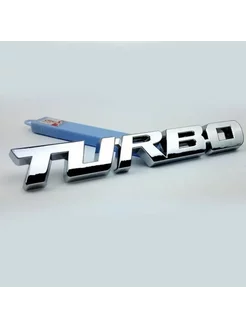 Наклейка шильдик на авто TURBO