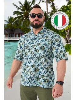 Гавайская рубашка oversize Le Valdo 220235369 купить за 3 197 ₽ в интернет-магазине Wildberries