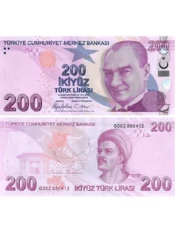 Банкнота Турция 200 лир 2009