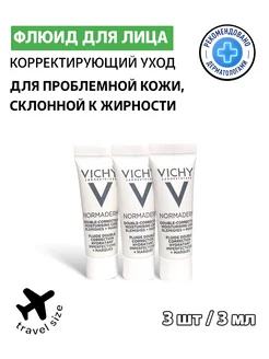 Normaderm Fluide Double-Correction крем 3мл*3шт