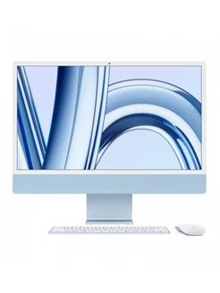 iMac 24 M3 (8C CPU, 10C GPU) 8ГБ, 512ГБ SSD Blue