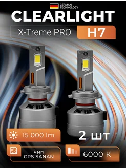 Лампа LED X-treme PRO H7 90W 15000lm (2шт) 6000K Clearlight 220385031 купить за 3 151 ₽ в интернет‑магазине Wildberries