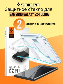 Защитное стекло 2 штуки для Galaxy S24 Ultra Spigen 220395447 купить за 2 695 ₽ в интернет-магазине Wildberries