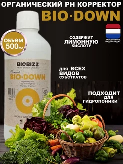 Регулятор кислотности pH Down 0,5л Biobizz 220419749 купить за 1 120 ₽ в интернет-магазине Wildberries