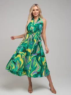 Платье повседневное летнее SEZONI 220421712 купить за 3 034 ₽ в интернет-магазине Wildberries