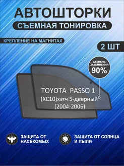 Автошторки на Toyota Passo 1(XC10)(2004-2006)хэтч 5-дверный