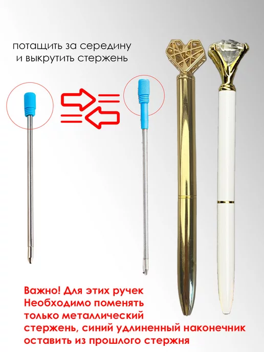 ПланерОК Синие стержни к набору из 5 ручек, синий, фото 6
