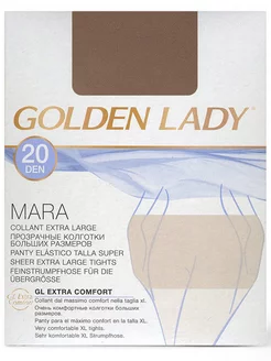 Тонкие прозрачные капроновые колготки Mara 20 XL GOLDEN LADY 220476065 купить за 278 ₽ в интернет-магазине Wildberries