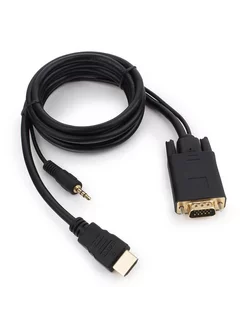 Кабель HDMI-->VGA A-HDMI-VGA-03-6, 1,8 метра Cablexpert 220500069 купить за 1 378 ₽ в интернет-магазине Wildberries