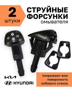 Форсунки омывателя лобового стекла Hyundai, Kia STech3D 220525976 купить за 257 ₽ в интернет-магазине Wildberries