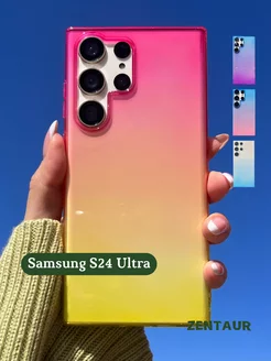 Чехол на Samsung S24 Ultra с принтом градиент