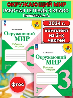 Окружающий мир рабочая тетрадь 3 класс в 2-х частях Плешаков