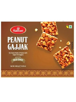 Индийская сладость Арахисовый гаджжак (Peanut gajjak), 400 г