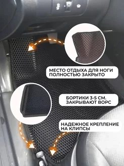 Коврики в машину ева для Renault Arkana I 2019 - н.в