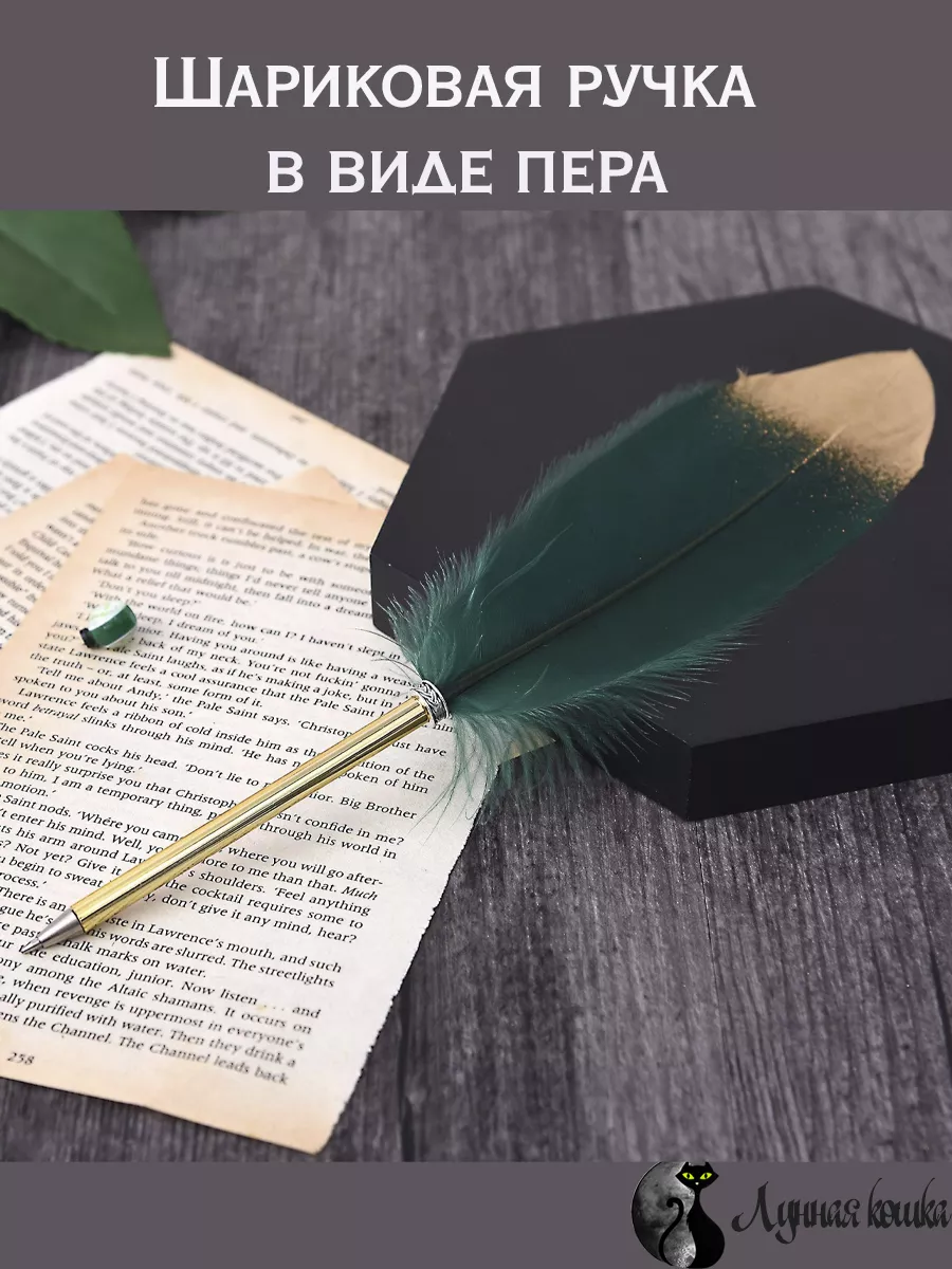 Шариковая ручка с гусиным...