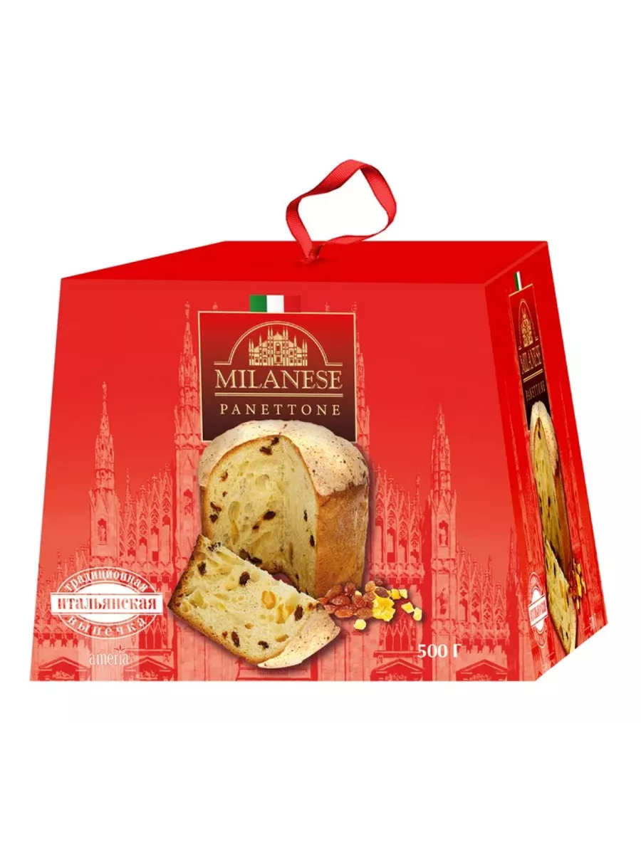 Кулич Пасхальный Panettone Миланезе Панеттоне, 500г Milanese 220606451  купить в интернет-магазине Wildberries