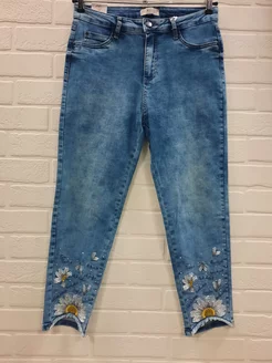 джинсы большие размеры Line style 220606838 купить за 6 104 ₽ в интернет-магазине Wildberries