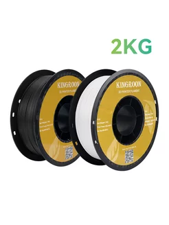 Пластик для 3d принтера PLA 2 кг White+Black KINGROON 220669112 купить за 1 970 ₽ в интернет-магазине Wildberries