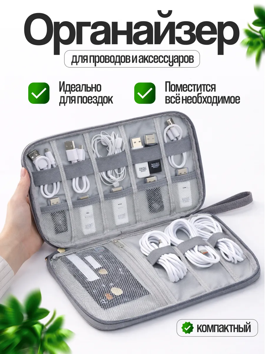 Органайзер для проводов и зарядок