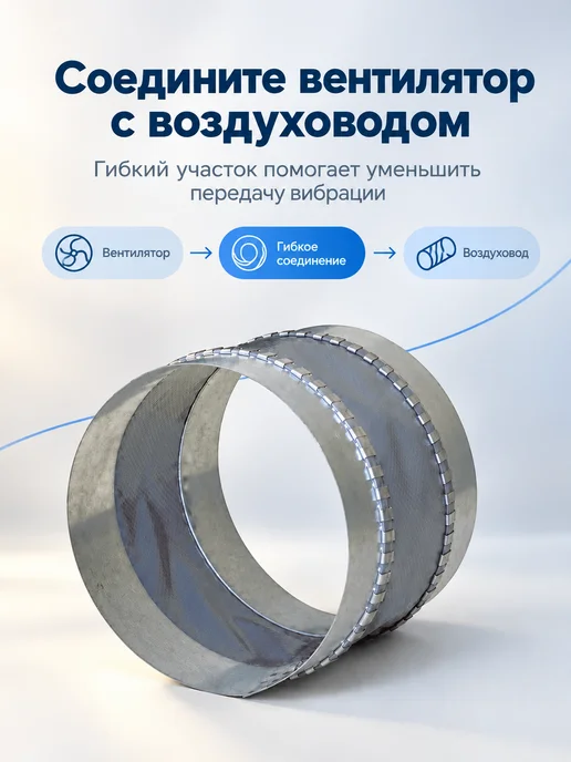 Diaflex Вставка гибкая круглая SA 100, 200, фото 2