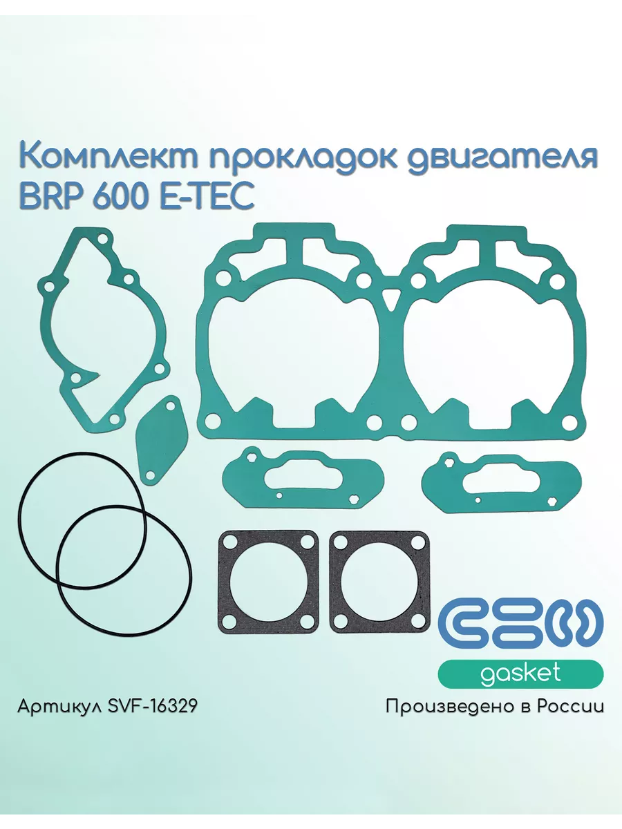 Комплект прокладок двигателя BRP 600 E-TEC