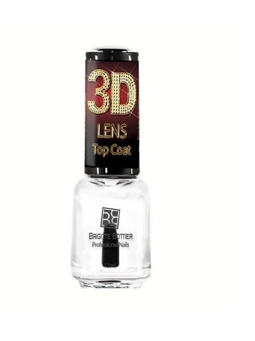 Brigitte Bottier Лак для ногтей топ 3D Lens Top Coat, 12 мл, фото 5