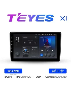 Магнитола автомобильная X1 2/32G c 4G+WiFi 10,2 дюймов Teyes 220783606 купить за 16 643 ₽ в интернет-магазине Wildberries