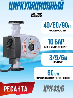 Насос циркуляционный для отопления ЦРН-32 6