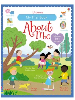 Детские наклейки Usborne My First Book About Me