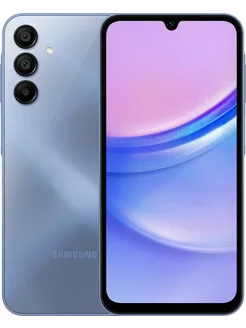 Galaxy A15 6 128Gb Optimistic Blue Синий Samsung 220807778 купить за 12 001 ₽ в интернет-магазине Wildberries