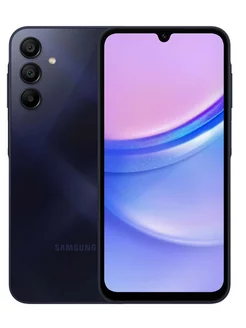 Galaxy A15 4 128Gb Brave Black Темно-синий Samsung 220807816 купить за 10 975 ₽ в интернет-магазине Wildberries