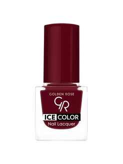 Лак для ногтей бордовый Ice Color mini, тон 128