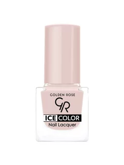 Лак для ногтей розовый Ice Color mini, тон105 кофейный ликер