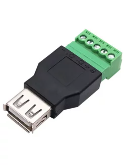 Разъем (мама) USB 2.0 с винтовой клеммной колодкой 5pin mrm-power 220840639 купить за 324 ₽ в интернет-магазине Wildberries