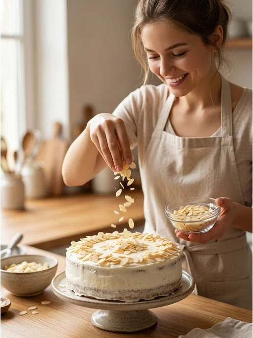 Бабушкины вкусняшки Миндальные лепестки, желтый, фото 3