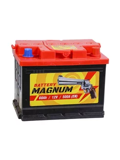 Аккумулятор Magnum 60 Ач 500 A обратная полярность R+ Евро Magnum 220881173 купить за 4 770 ₽ в интернет-магазине Wildberries