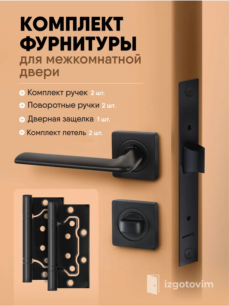 Ручка дверная межкомнатная комплект