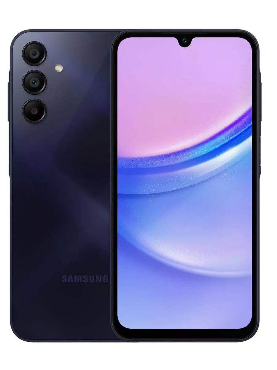 Galaxy A15 8/256Gb Brave Black/Темно-синий Samsung 220964210 купить в  интернет-магазине Wildberries