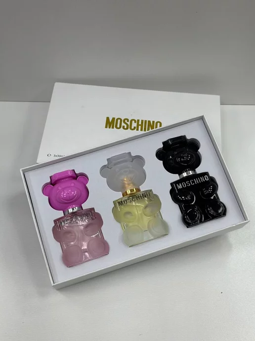 в подарок Парфюмерный набор Moschino toy2 3шт 30мл, 3 шт, 30 мл