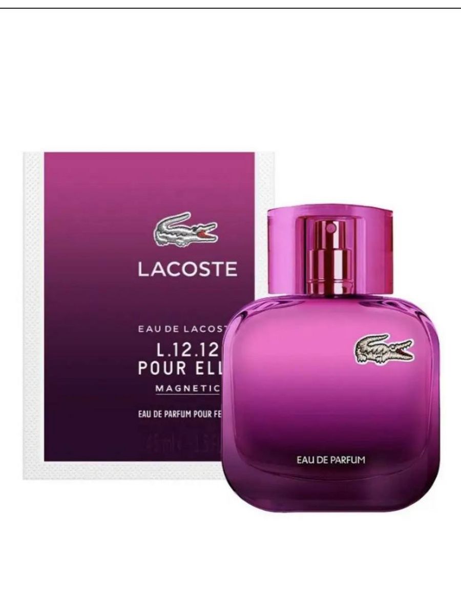 Туалетная вода eau de lacoste. Lacoste l 12.12 pour elle Magnetic EDP, 90 ml. Lacoste l 12 12 Magnetic женские. Духи лакост 12 12 pour elle. Парфюм Lacoste l.12.12.