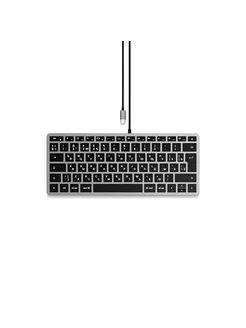 Клавиатура Slim W1 USB-C Wired Keyboard-RU проводная Satechi 220993343 купить за 5 426 ₽ в интернет-магазине Wildberries