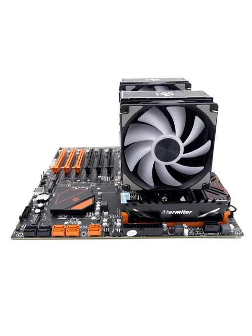 Huananzhi X99 DUAL-F8D PLUS+2хXEON E5 2690 2.6 ГГц+64 Гб, с кулером, 64 ГБ, фото 2