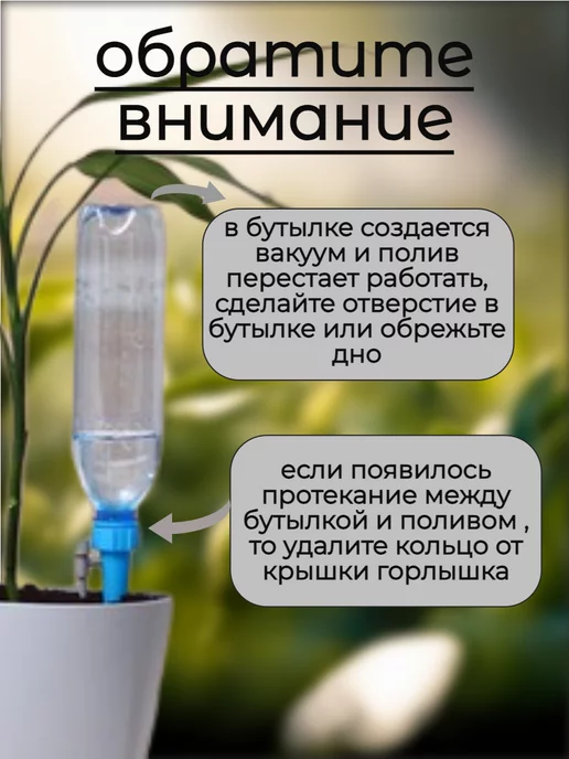 Magday система капельный автополив для комнатных растений и цветов, синий, фото 6