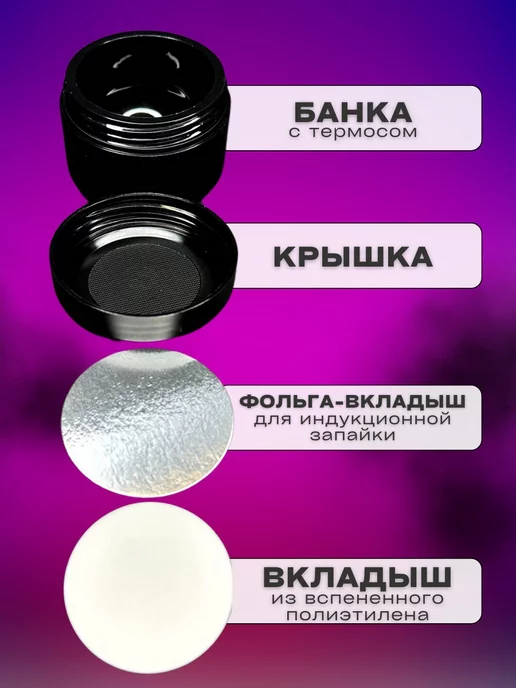 Баночки для косметики и геля пустые с крышкой набор 15 мл, 15 мл, фото 2